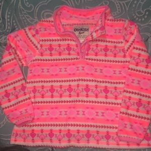Neon Pink OshKosh B’gosh Sweatshirt 5T